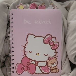 Sanrio Hello Kitty Pink Spiral Notebook